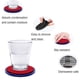 thumbnail image 3 of Posavasos absorbentes para bebidas con soporte, posavasos de silicona con inserto de fieltro suave, 3 of 6