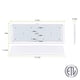 thumbnail image 2 of Luz de techo LED Leisure LED de 53 x 20 cm para RV, 2000 lúmenes, 12 V, 2 of 9