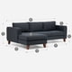 thumbnail image 4 of Sofa Parma Izquierdo Tela Grafito, 4 of 6