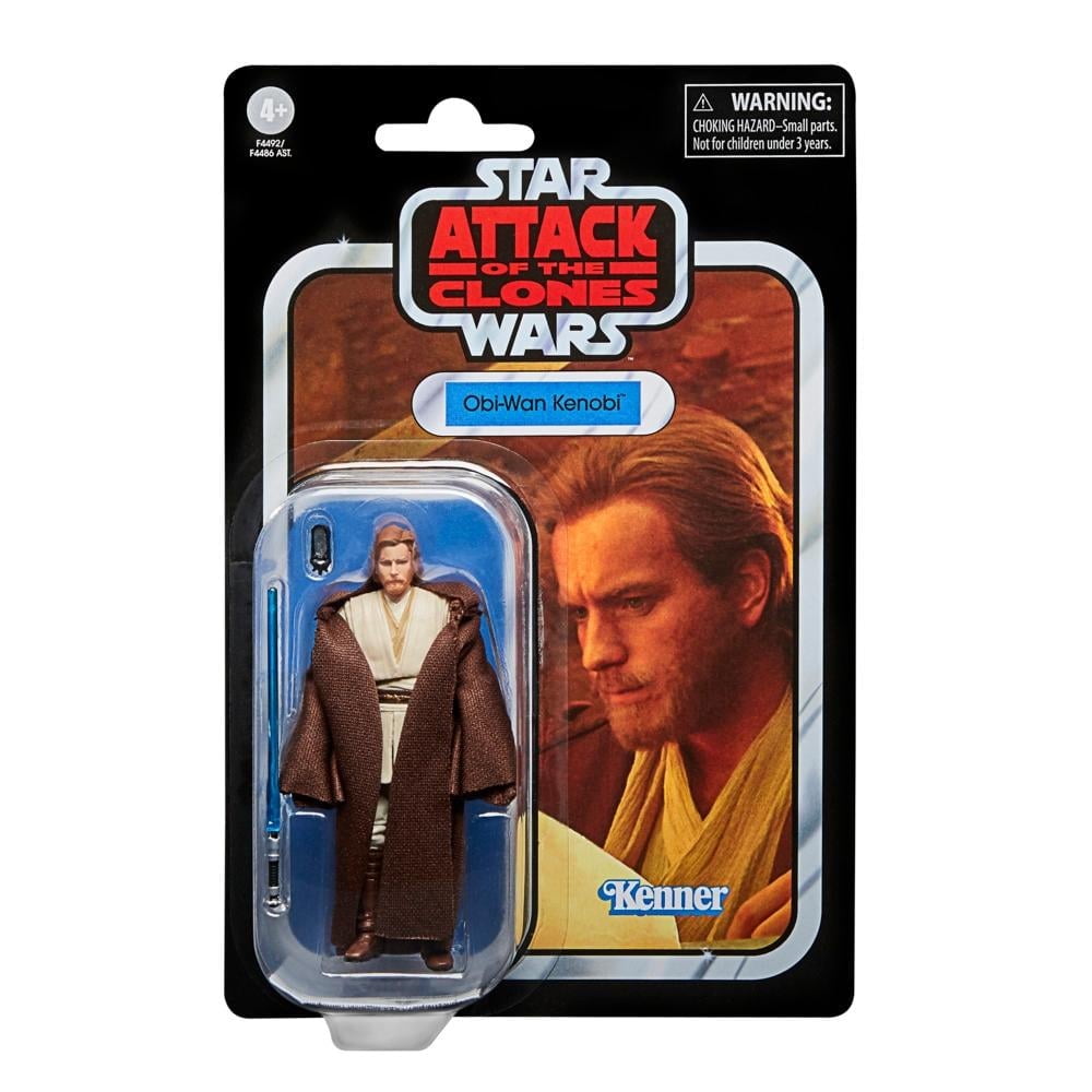 Figura Obi-wan Kenobi Hasbro Star Wars Colección Vintage 3.7 Pulgadas