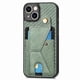 thumbnail image 3 of Funda Resistente para iPhone 13 con Tarjetero y Soporte, Diseño Magnético Verde, 3 of 5