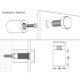 thumbnail image 4 of Separador de señal TUBYIC 1,3 x 1,9 cm blanco - Pack de 4, 4 of 4