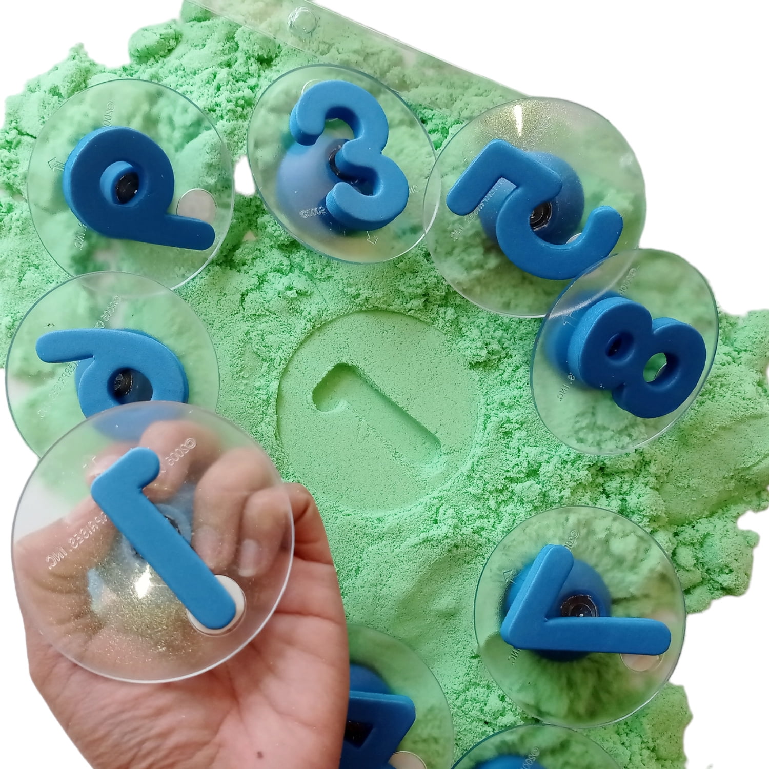 Seigard - Timbres Jumbo Transparente De Números