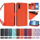 thumbnail image 4 of Funda Cartera Trébol para Samsung Galaxy Note 10 con Ranuras Tarjetas y Carga Inalámbrica Naranja, 4 of 6