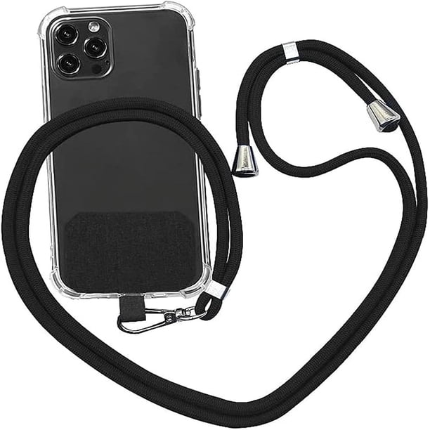 Cordón para teléfono, correa para el cuello y correa para la muñeca, llavero universal para funda de teléfono, compatible con todos los teléfonos inteligentes.