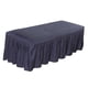 thumbnail image 3 of Cubierta De Sábana De Cenefa De Mesa Cosmética De Masaje Con Agujero Azul Oscuro-185x70cm, 3 of 5