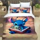 thumbnail image 1 of Stitch cartoon cartoon duvet cover comforter set Student bedding set Bedroom decorations Gift for boy girl friend Children Gift Bed Sheets, 1 of 5