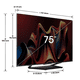 thumbnail image 2 of Televisor Hisense 75U7N 75" Mini-LED ULED 4K Google TV - Caja Reciclada, 2 of 5