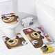 thumbnail image 4 of Masha y el oso-theme 4-Piece Shower Curtain Set with Rugs, Waterproof Bathroom Decor Set Includes Bath Mat, U-Shaped Rug, Toilet Lid Cover and Curtain with Hooks, 4 of 6