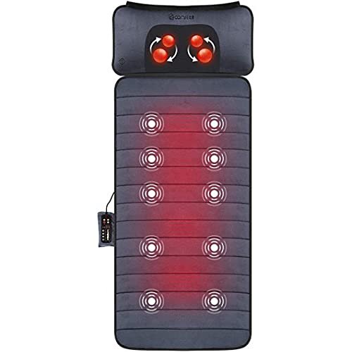 Colchoneta De Masaje Comfier Para Todo El Cuerpo Con Almohada Para Cuello, 10 Motores Y Calor