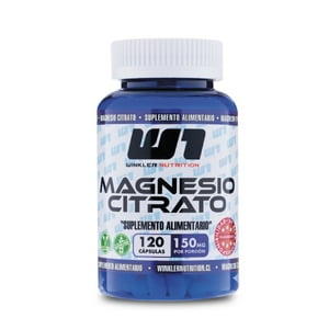 Winkler Nutrition - Magnesio Citrato 1000Mg 120 Cápsulas