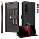 thumbnail image 1 of FOXDOCK Funda tipo Cartera para Sony Xperia 1 III – Cubierta de Cuero PU con Múltiples Ranuras, Bolsillo para Efectivo y Correa de Muñeca, 1 of 6
