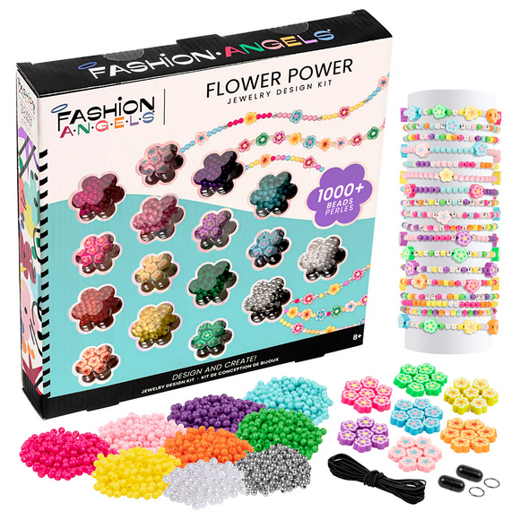 Set De Pulseras Con Cuentas Floreadas 1000+ Fashion Angels