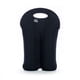 thumbnail image 1 of Bolsa De Vino Neopreno Resistente A Las Manchas Para 2 Botellas Negro, 1 of 2