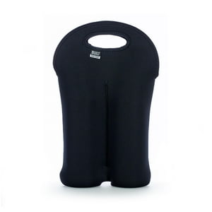 Built - Bolsa De Vino Neopreno Resistente A Las Manchas Para 2 Botellas Negro