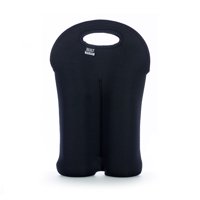 Built - Bolsa De Vino Neopreno Resistente A Las Manchas Para 2 Botellas Negro