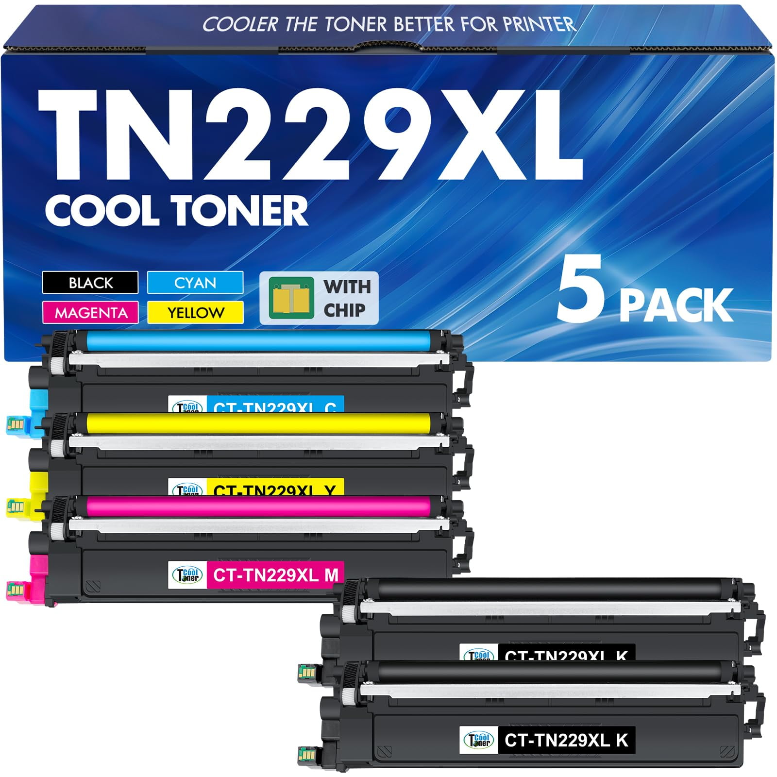 Cartuchos De Tóner Cool Toner Tn229xl Tn229 Para Impresora Brother