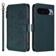thumbnail image 2 of Funda Cartera Mariposa para [Google Pixel 11 Pro XL] con Soporte y Cremallera Verde oscuro, 2 of 6