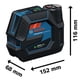 thumbnail image 2 of Nivel Laser Comb Gcl 12v 50 22 Cg+tripod 150, 2 of 4