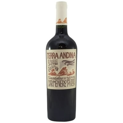 Vino Tinto Carmenere Free Spirited Reserva13° Botella 750 Ml Terra Andina