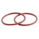 thumbnail image 2 of Círculo De Carrera De Horquilla De Bicicleta, Anillo De Silicona De Viaje De Tubo Exterior De Horquilla Delantera De 30mm, Color Rojo, 2 of 5