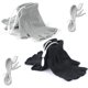 thumbnail image 1 of Guantes térmicos USB Fpxnb para hombre y mujer, 2 pares, negros y grises, 1 of 7