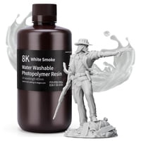 Impresora 3D De Resina Elegoo 8K, Lavable Con Agua, 1 Kg, Color Blanco Ahumado