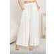 thumbnail image 2 of Pantalon Palazzo Algodon Mujer Tipo Lino Casual Playero Bolsillos 3004, 2 of 2