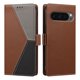 thumbnail image 4 of Funda Cartera Tricolor para Google Pixel 10 Pro XL 5G con Soporte, Marrón, 4 of 6