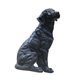 thumbnail image 1 of Estatua De Perro Resina Linda Escultura Animal Creativa Para Sala De Estar Balcón Césped Negro, 1 of 5