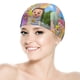 thumbnail image 5 of Hora de juego de Bebefinn Gorro de Natación de Licra, Gorro de Baño de Tela Cómoda, Gorro Elástico Antideslizante para Hombres, Mujeres y Niños, 5 of 6