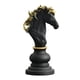 thumbnail image 2 of Adorno De Escultura De Ajedrez Internacional Figurilla Accesorios Para Fotos Caballero Negro, 2 of 5