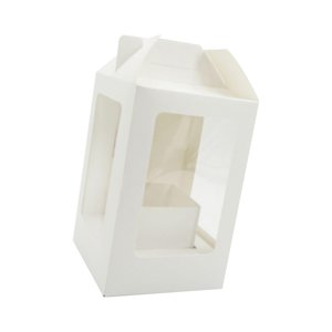 Magideal - Cajas De Embalaje Florales, Cajas Para Envolver Flores Con Asa, Cajas De Recuerdos Para Fiestas, Bolsas De Flores Para Graduación, Aniversario De Boda Blanco