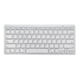 thumbnail image 2 of Mini teclado inalámbrico blanco, 2 of 3