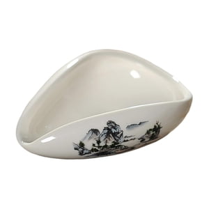 Magideal - Bandeja De Café Individual, Recipiente Dosificador De Cerámica, Sal, Nueces, Cuchara De Té Chino, Taza Dosificadora De Granos De Café Para Restaurante Estilo B