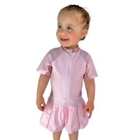 Samia - Traje De Baño Niña Con Falda Protección Uv Rosado 2