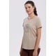 thumbnail image 1 of Polera Mujer Print Aplicación Folia Beige, 1 of 4