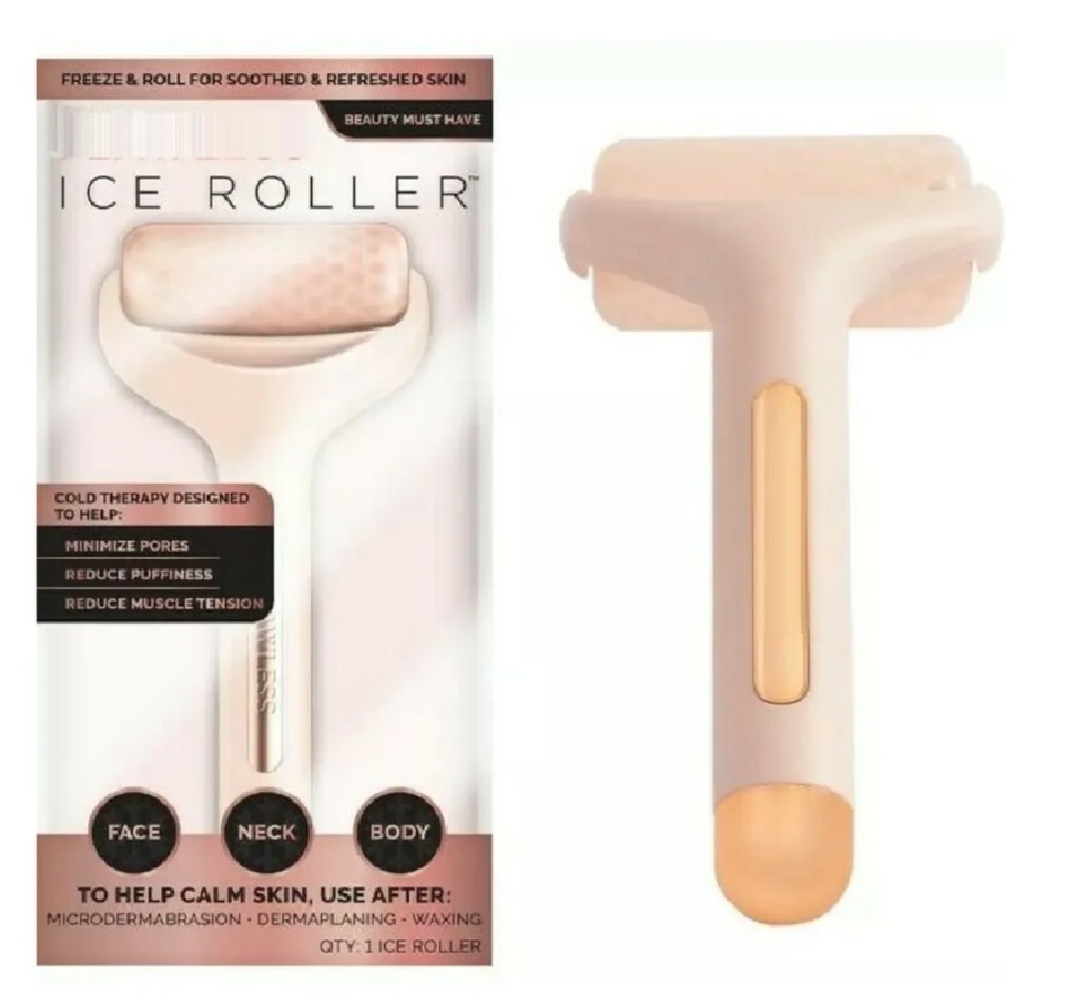 Tomasstore - Rodillo De Hielo Facial Masajeador Facial Rodillo Frio