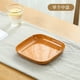 thumbnail image 1 of suxuMhao Bandeja de Imitación de Veta de Madera, 7.8x7.8in 1 Pieza Bandejas de Servicio Marrones, Bandeja de Mesa de Centro Multiusos, Bandeja de Comida, Bandejas de Servicio para Fiesta, Bandeja de, 1 of 3