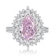 thumbnail image 1 of Anillos de Compromiso de Plata Esterlina 925 de 4 Quilates para Mujer, Corte Pera, Anillo de Cóctel Llamativo con CZ para Ella, Bandas de Boda Rosas, Accesorios de Joyería Fina Chapados en Oro de 18K, 1 of 7