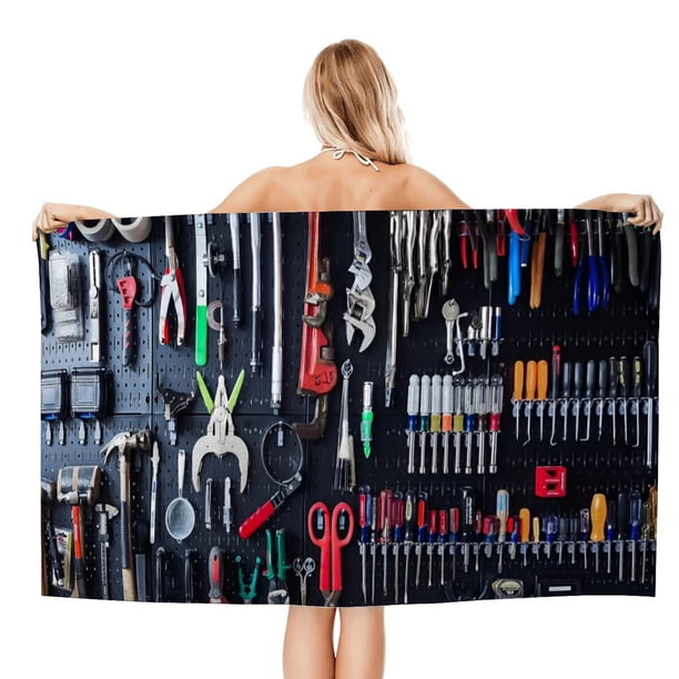 Herramientas Toalla de playa de secado rápido con diseño temático, regalo para mujeres y niñas, ideal para cumpleaños, fans, amantes de la música, uso en la playa o al aire libre, 78 × 150 cm