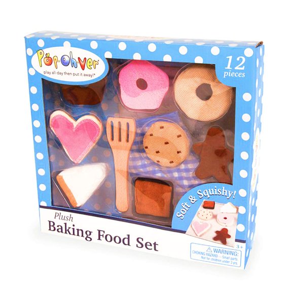 Set de Juego de Simulación de Cocina PopOhVer – 12 Piezas de Peluche