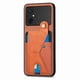 thumbnail image 2 of Funda Resistente para Xiaomi Poco M5 4G con Tarjetero y Soporte, Diseño Magnético Marrón, 2 of 5