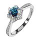 thumbnail image 1 of Anillos de Moissanita de Oro Blanco de 18K de 1 Uds para Mujer Regalo Color D VVS1 Anillos de Diamante Anillos de Plata Esterlina S925 Joyería Anillos de Compromiso de Moissanita con Certificado, 1 of 8