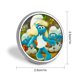 thumbnail image 2 of Los Pitufos-Theme Round Button Badge: Premium Metal Construction, Ideal for High-End Events 2.8 cm, 2 of 6