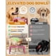 thumbnail image 3 of Cuencos elevados para perros Jovrun para perros medianos y grandes con 2 cuencos, 3 of 7