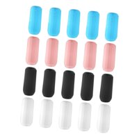 Magideal - 20 Fundas De Silicona A Prueba De Fugas, Fundas De Silicona Para Botellas, Accesorios De Viaje, Fundas Reutilizables Para Artículos De Tocador, Artícu