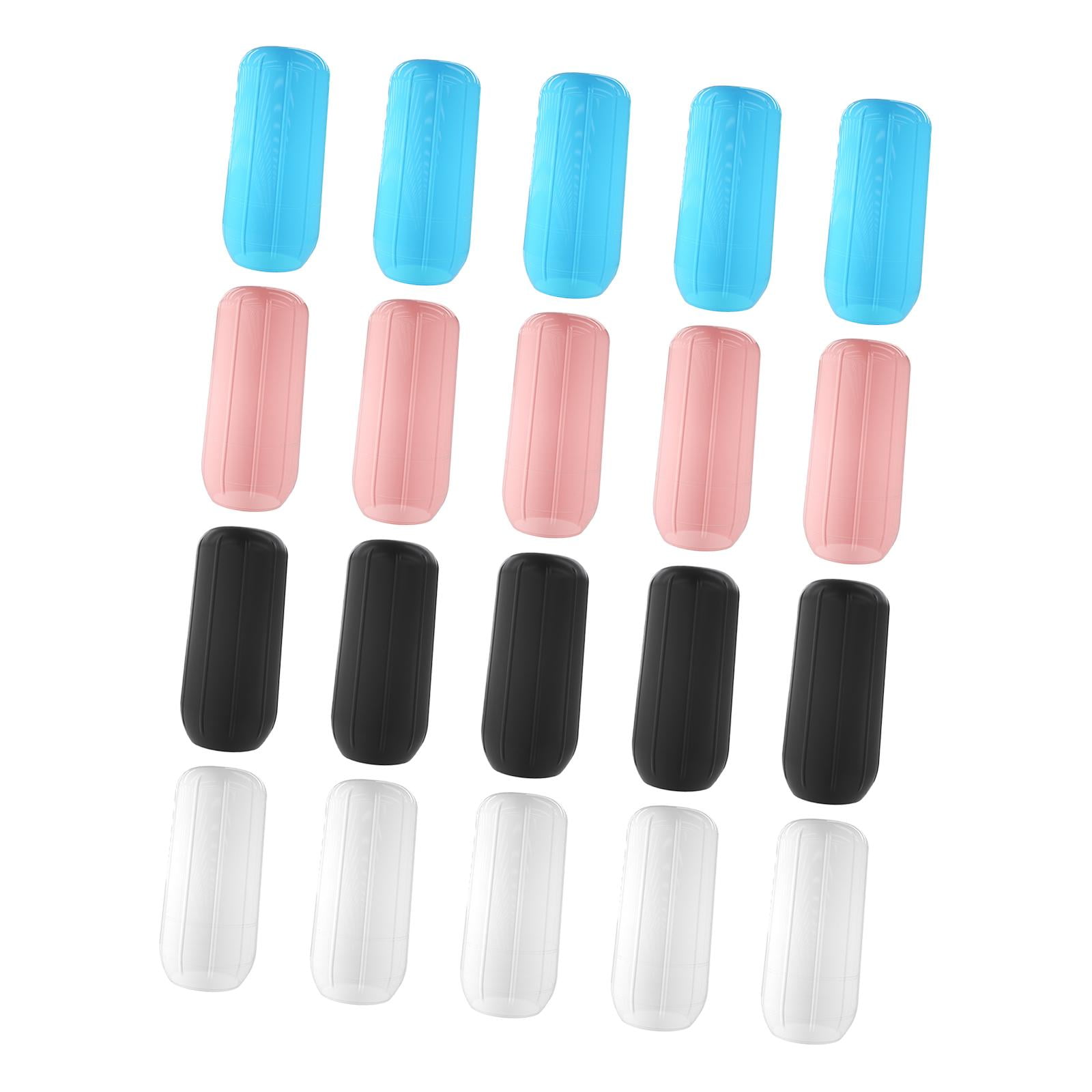 Magideal - 20 Fundas De Silicona A Prueba De Fugas, Fundas De Silicona Para Botellas, Accesorios De Viaje, Fundas Reutilizables Para Artículos De Tocador, Artícu