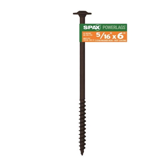 Tornillo SPAX Lag 8 cm x 8 mm Torx Drive HCR
