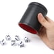 thumbnail image 2 of Cubilete TUZAMA de 6 dados con forro de fieltro, 3.7 in x 3.2 in, 2 of 3